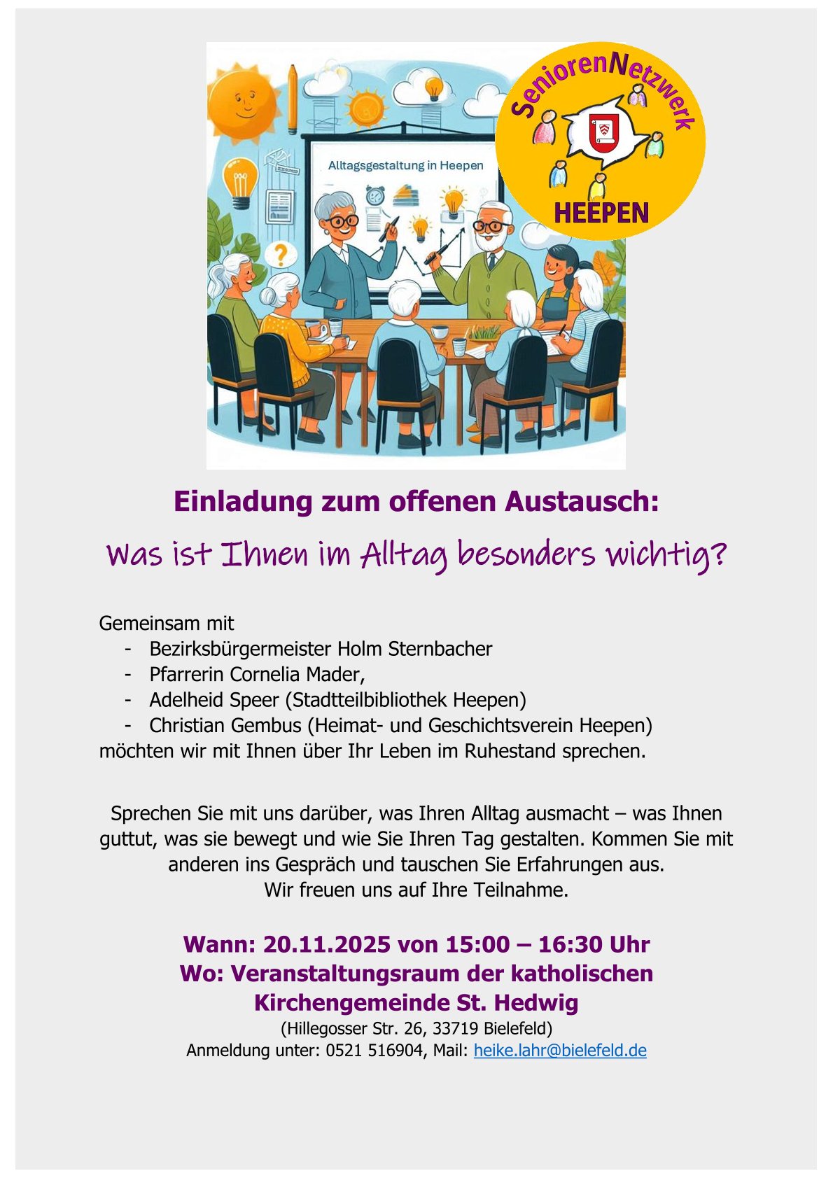 Heeper Gedankenaustausch