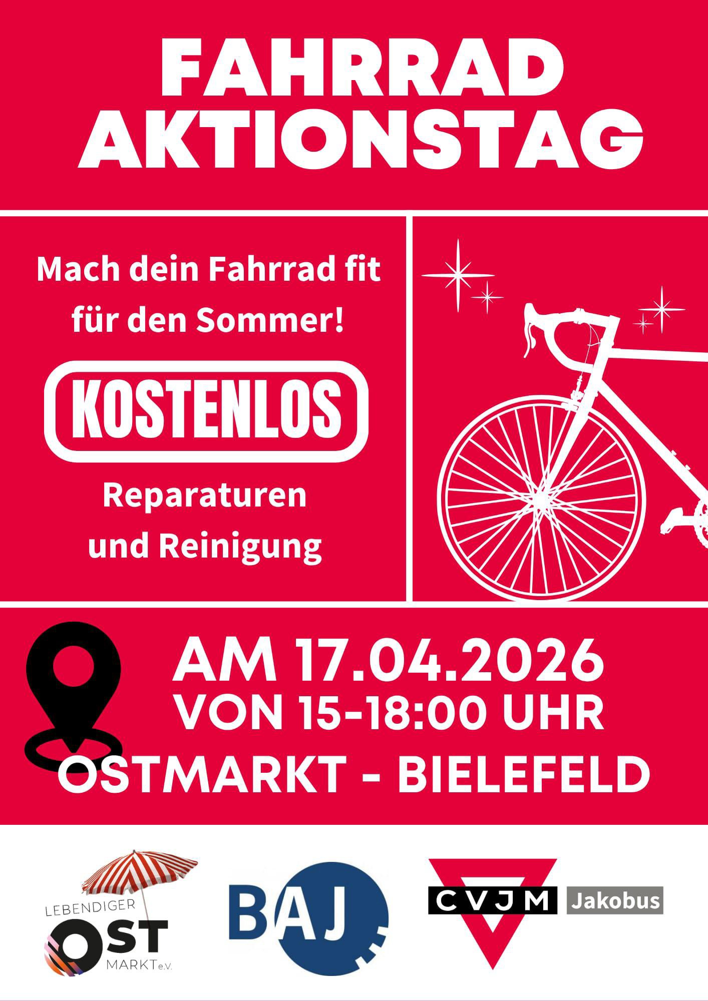 Mach Dein Fahrrad fit für den Frühling!